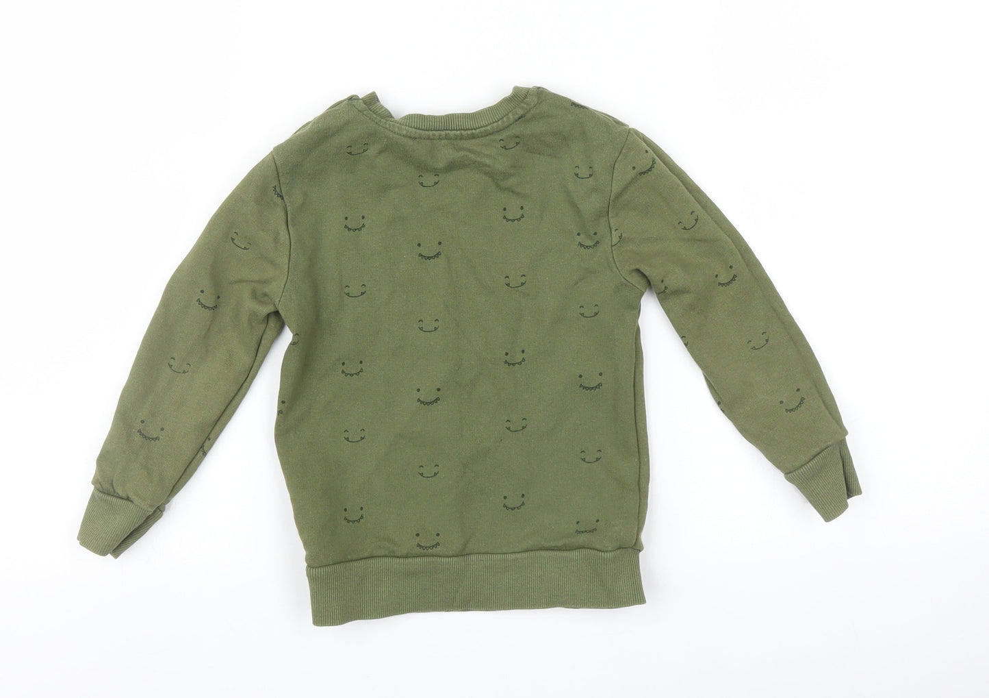George Boys Green   Pullover Sweatshirt Size 3-4 Years