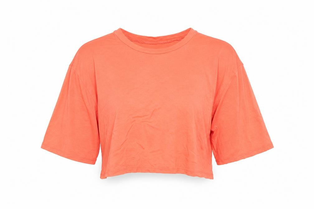 Republic  Womens Pink   Cropped T-Shirt Size 10