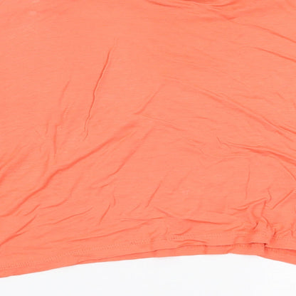 Republic  Womens Pink   Cropped T-Shirt Size 10