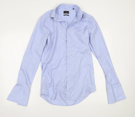 NEXT Mens Blue    Button-Up Size 14.5