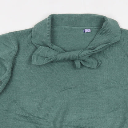 EWM Womens Green   Basic Blouse Size S