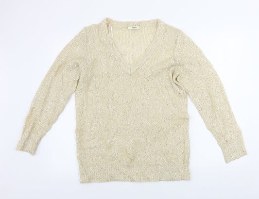 Oasis  Womens Beige   Pullover Jumper Size L