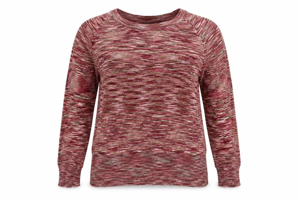 Preswick & Moore  Womens Orange Striped  Henley Jumper Size M