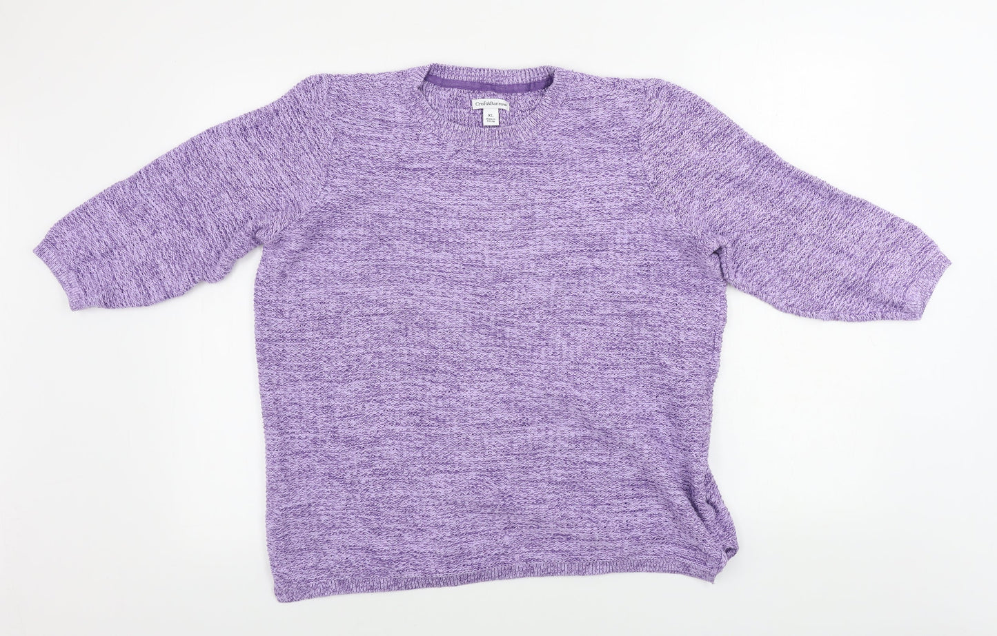 Croft & Barrow Womens Purple   Pullover Jumper Size XL