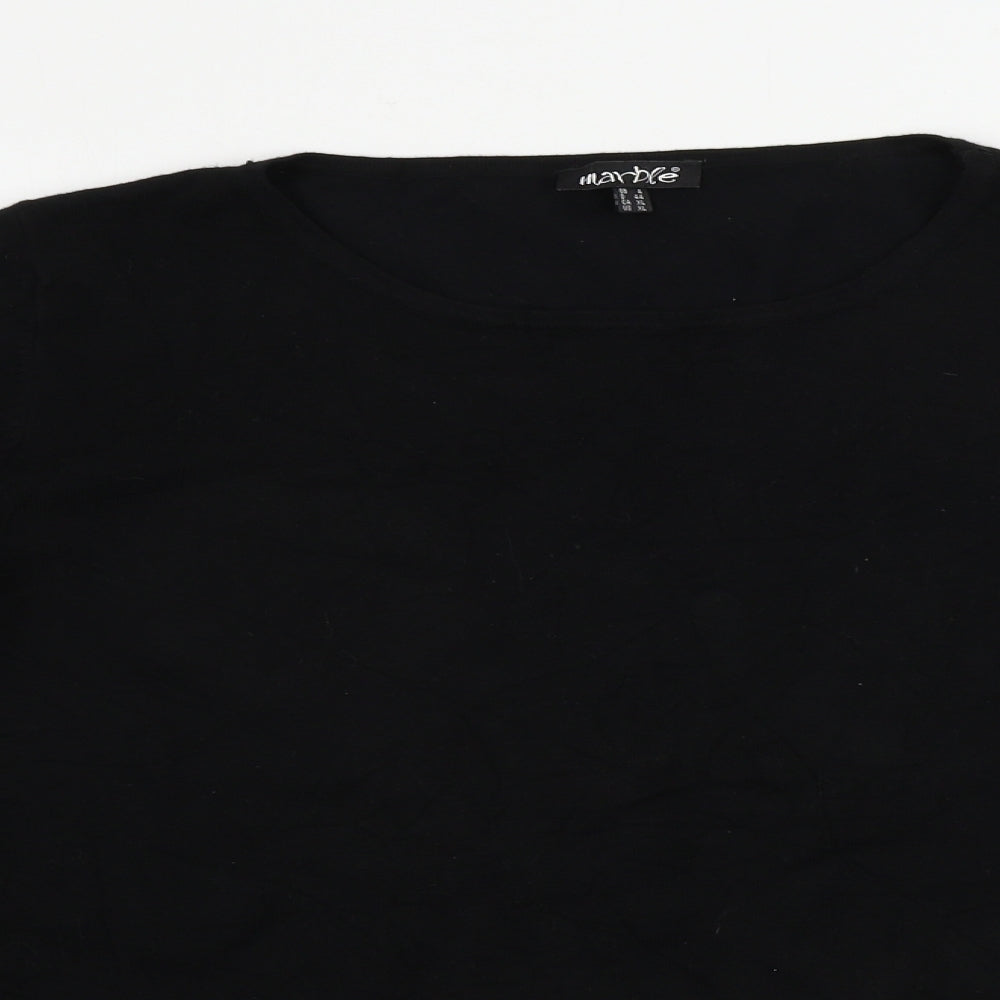 Marbel  Womens Black   Pullover Jumper Size 4