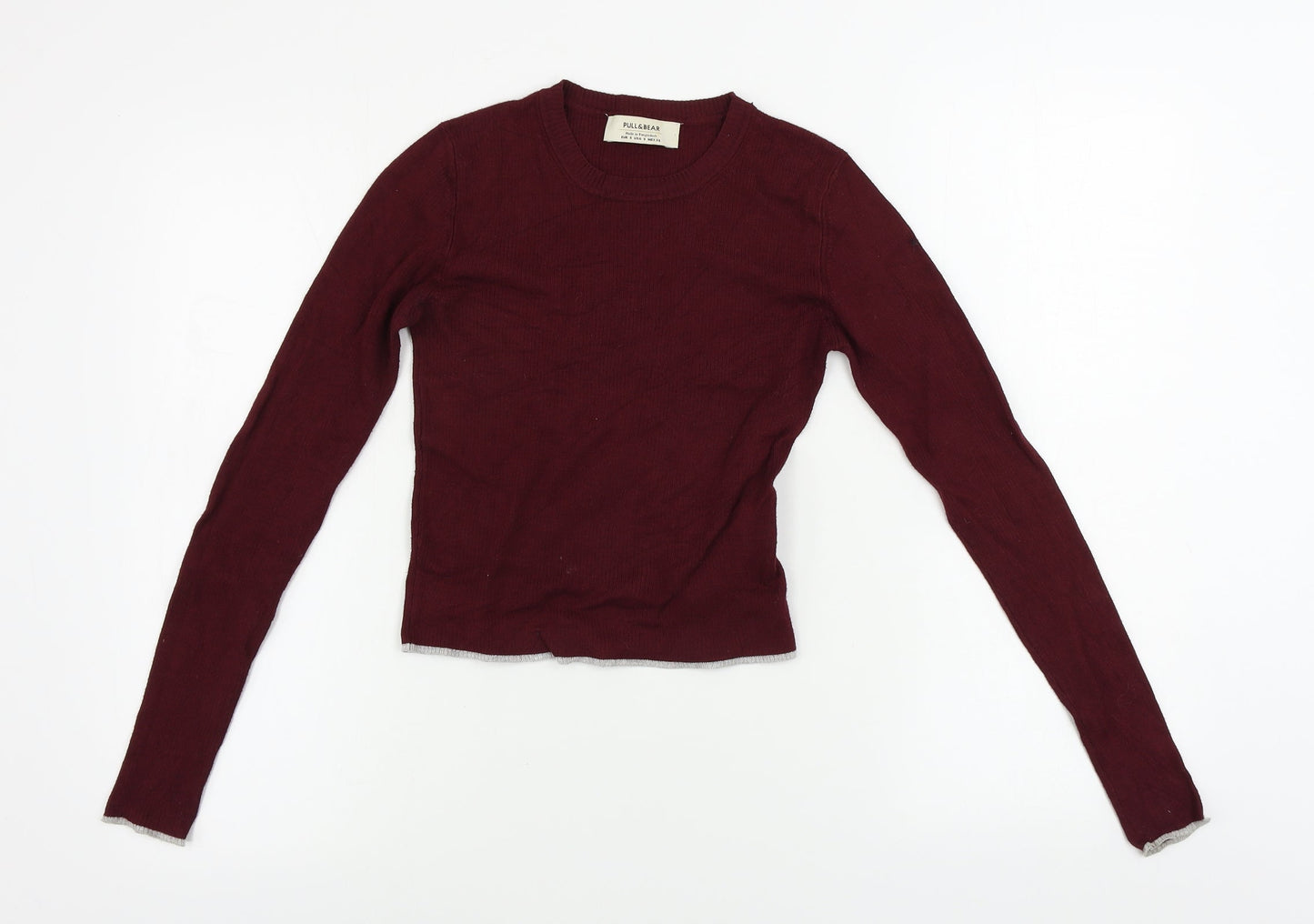 Pull&Bear Boys Red   Pullover Jumper Size S