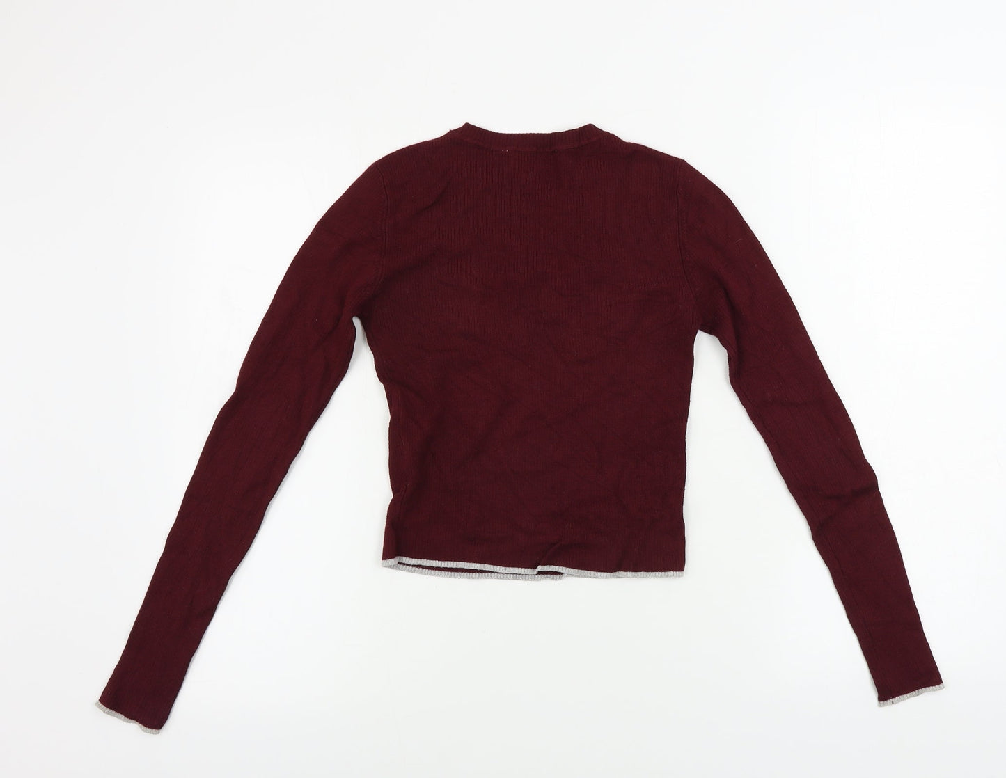 Pull&Bear Boys Red   Pullover Jumper Size S