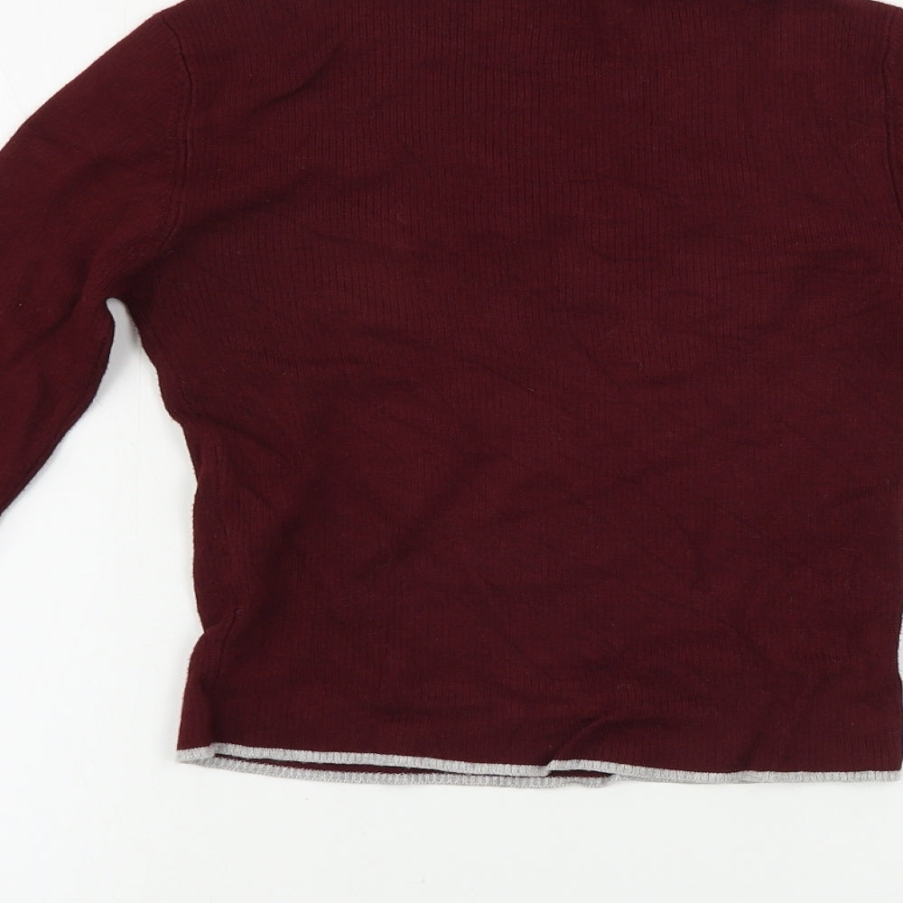 Pull&Bear Boys Red   Pullover Jumper Size S