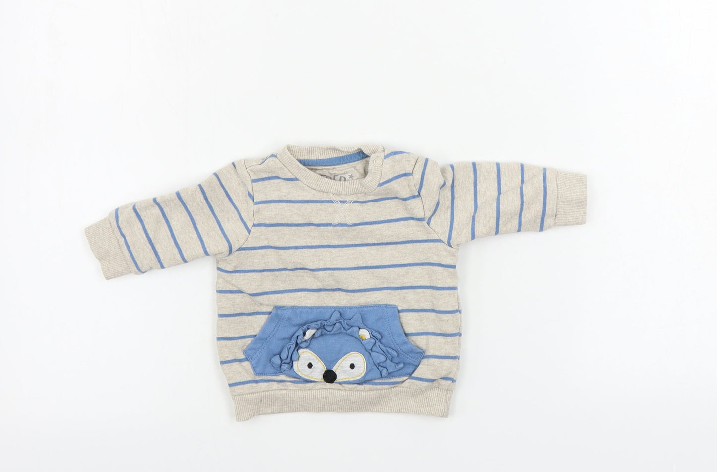 F&F  Boys Green   Pullover Jumper Size 0-3 Months