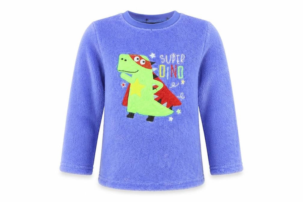 b&M Girls Blue Solid  Top Pyjama Top Size 4-5 Years  - dinosaur
