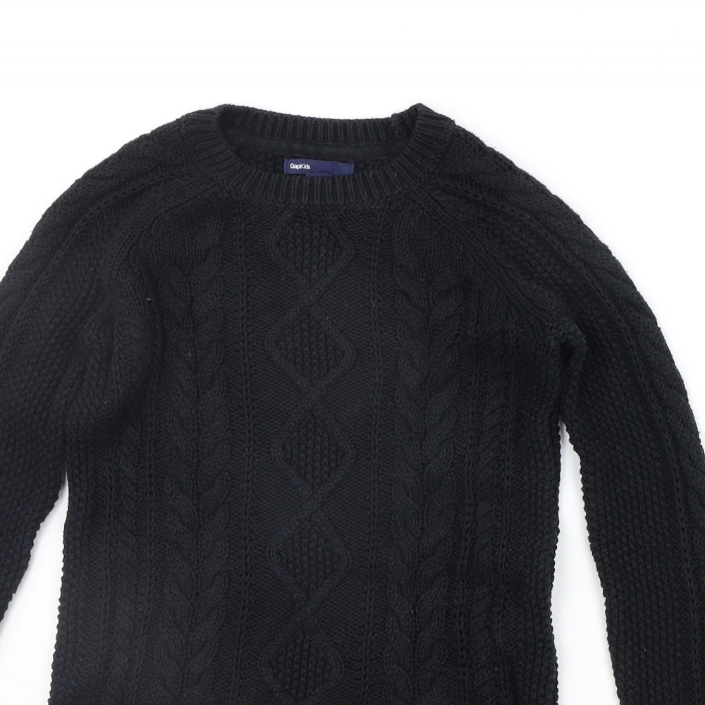 Gap Girls Black   Pullover Jumper Size L