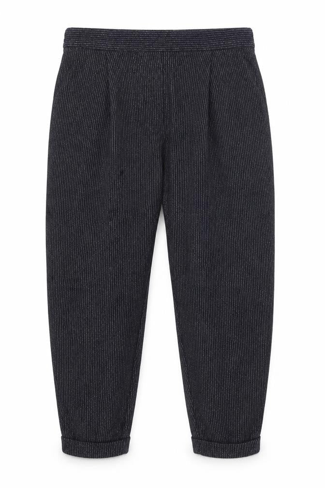 Marks & Spencer Womens Blue Striped  Jogger Trousers Size 18 L22 in