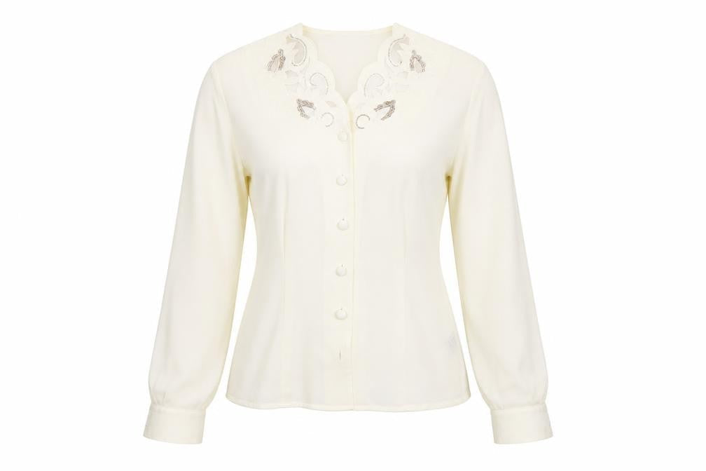 WHIMSY Womens White   Cardigan Jumper Size 10