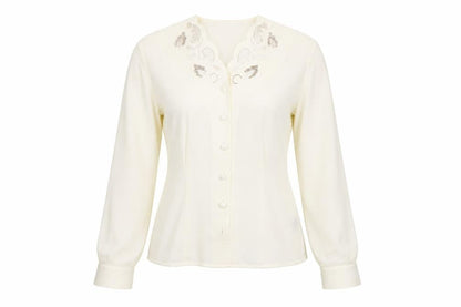 WHIMSY Womens White   Cardigan Jumper Size 10