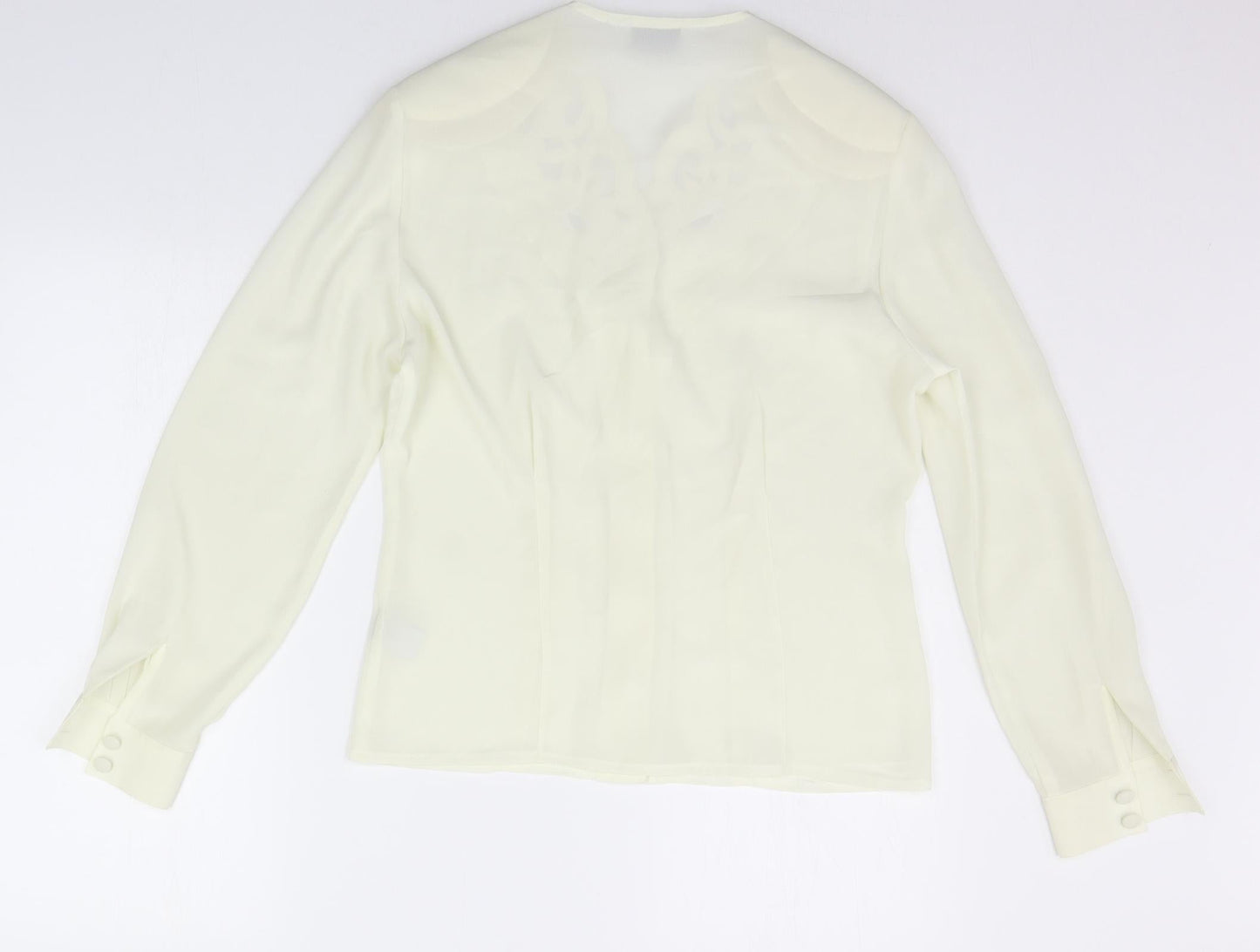WHIMSY Womens White   Cardigan Jumper Size 10