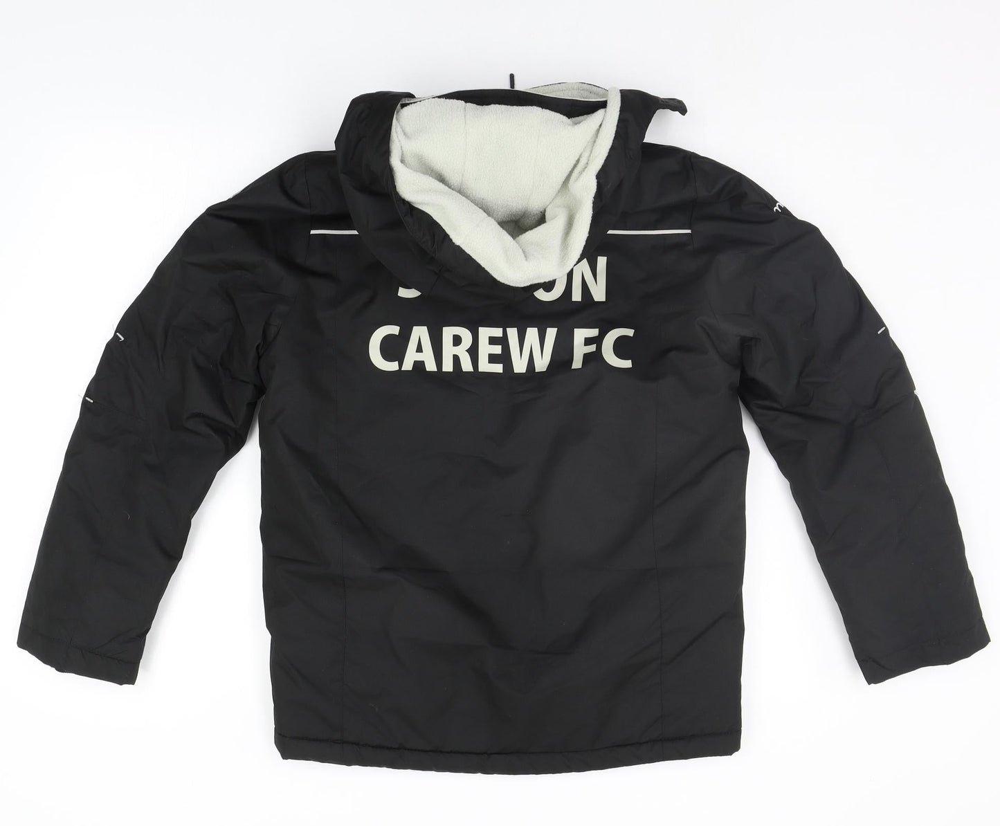 Errea Mens Black   Jacket Coat Size 2XS  - CAREW FC