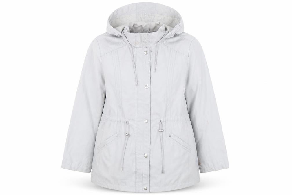 Bonmarché Womens Grey Overcoat Coat Size L