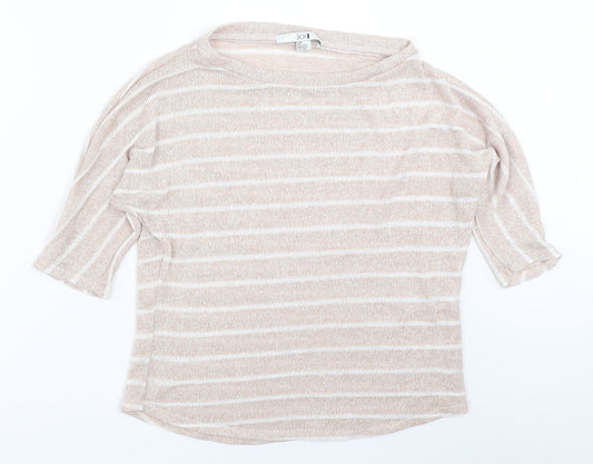 XXI Womens Beige Striped  Pullover Jumper Size S