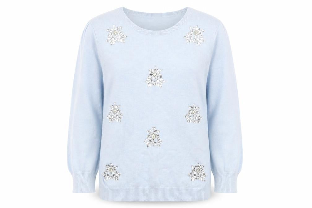 Dorothy Perkins Womens Blue   Pullover Jumper Size 8