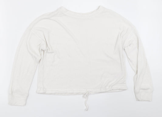 Primark Womens White   Pullover Jumper Size M