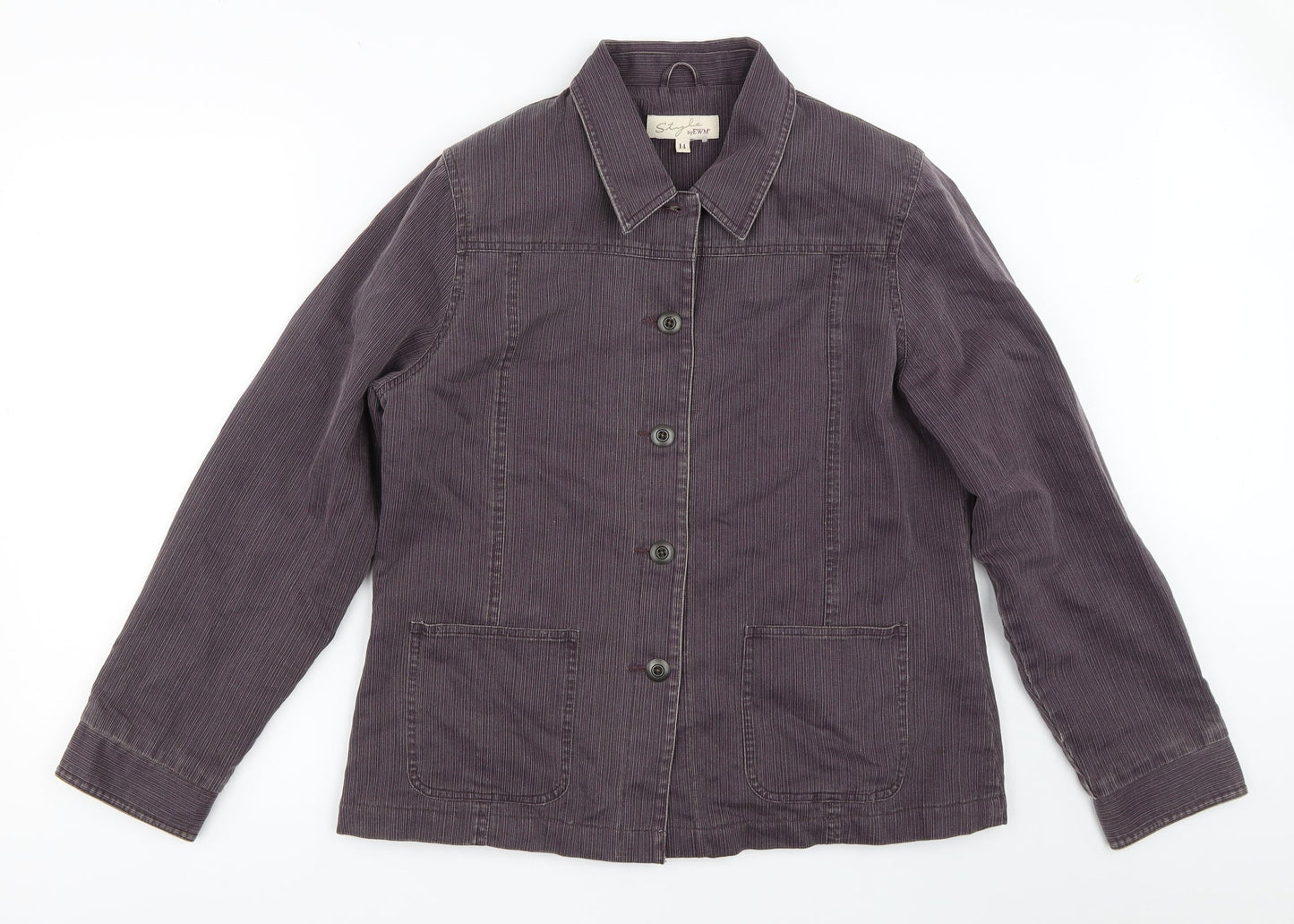 EWM Womens Purple   Jacket  Size 14