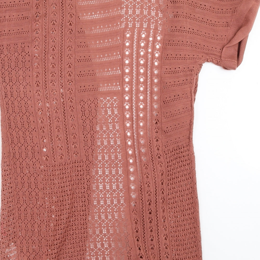 Evie Womens Pink   Cardigan Jumper Size 8