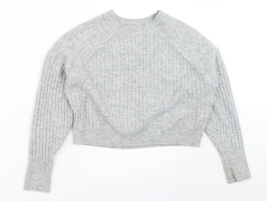 Topshop Womens Grey   Pullover Jumper Size 4