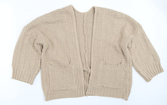 Preworn Womens Beige   Cardigan Jumper Size M