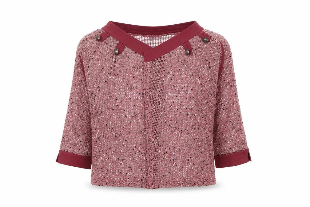 Casamia Womens Pink Cardigan Jumper Size S