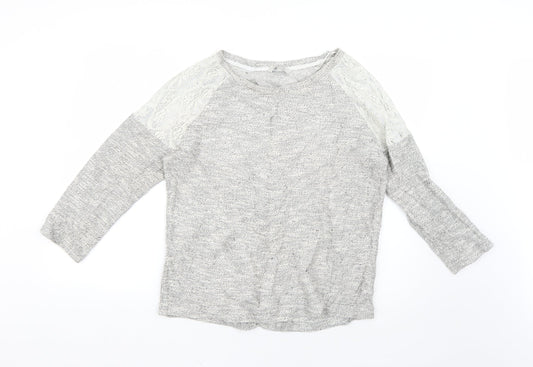 Peacocks Womens Grey   Pullover Jumper Size 14