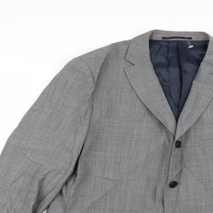 Topman Mens Grey   Jacket Suit Jacket
