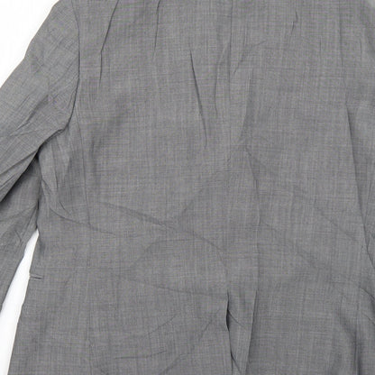 Topman Mens Grey   Jacket Suit Jacket