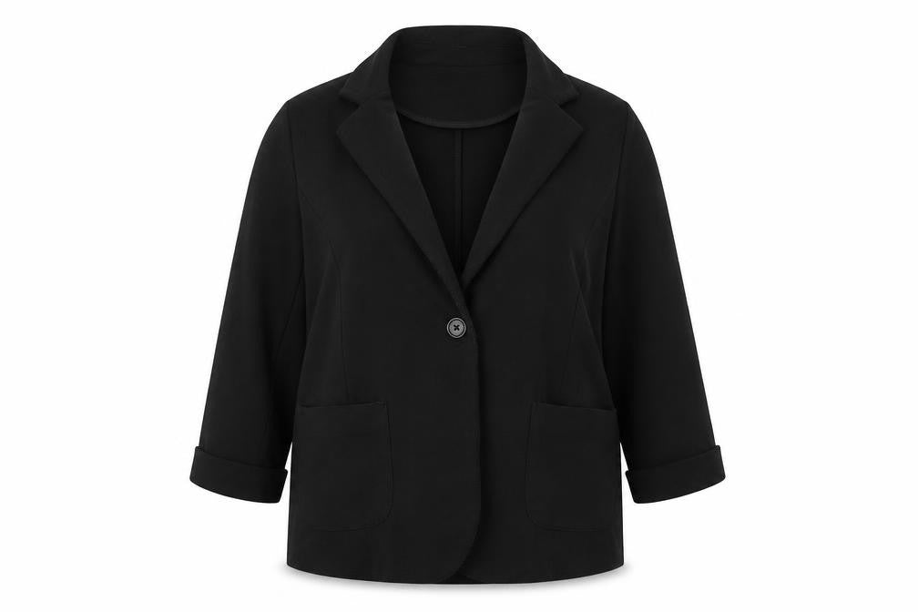 New Look Womens Black   Overcoat Coat Size 16
