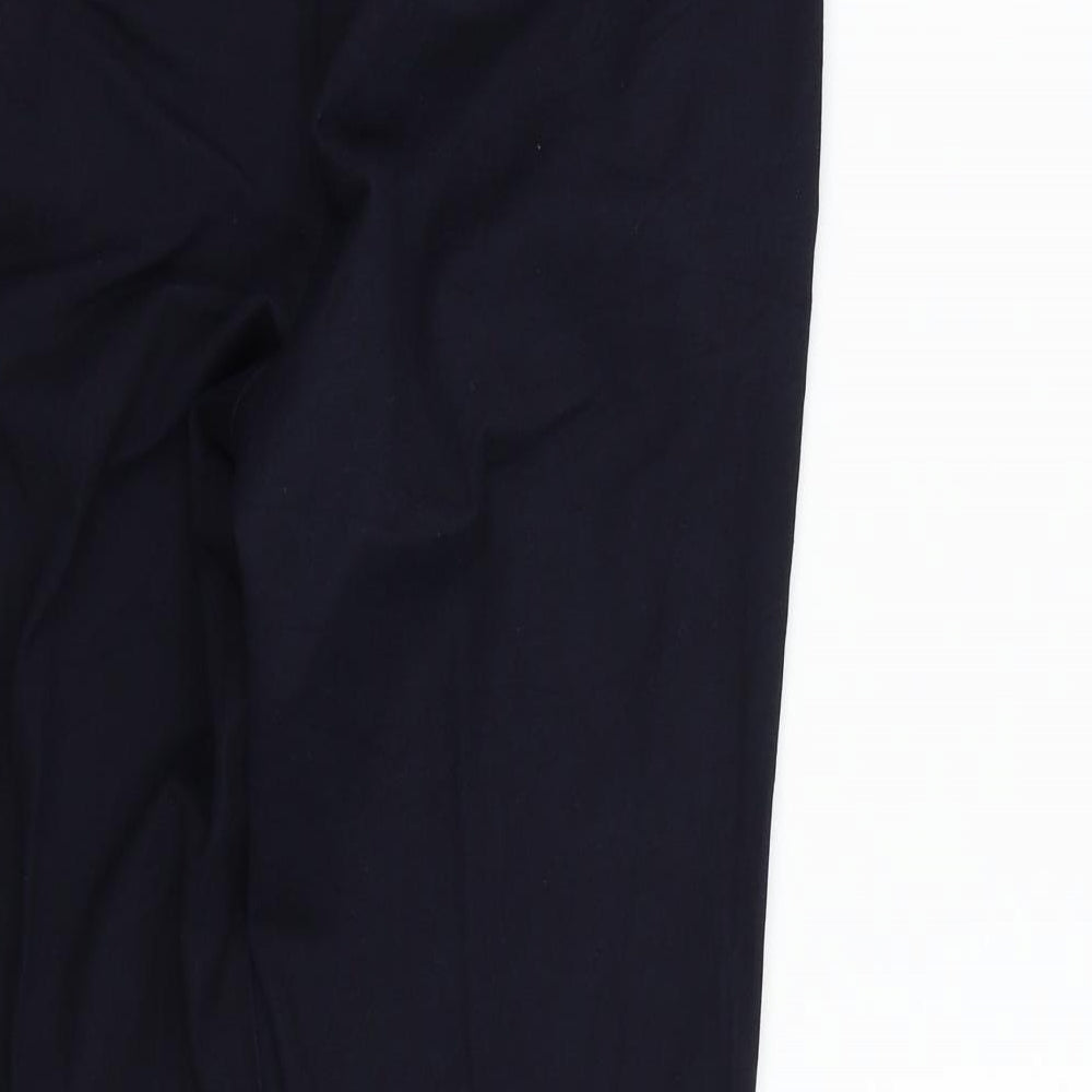 M&S Womens Blue   Trousers  Size 8 L25 in
