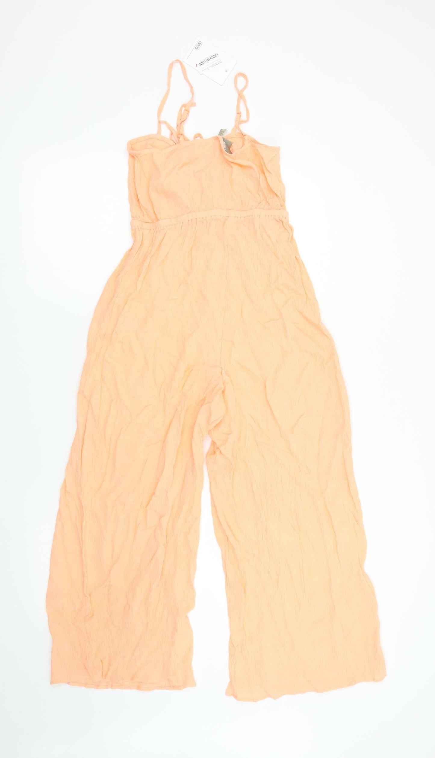 ASOS Womens Orange   Jumpsuit One-Piece Size 8