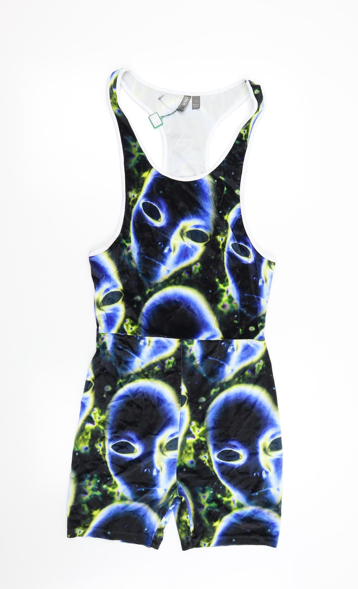 ASOS Womens Multicoloured   Playsuit One-Piece Size M  - Alien