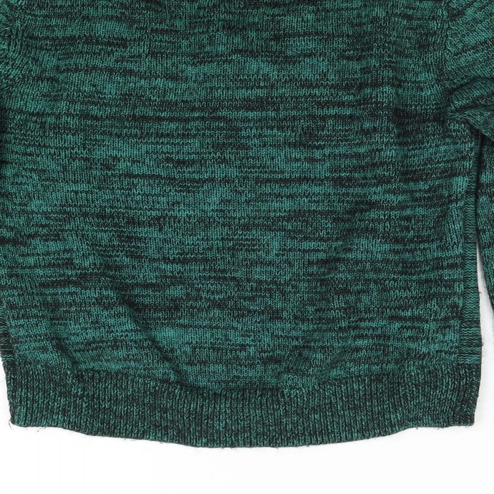 H&M Womens Green   Pullover Jumper Size 4