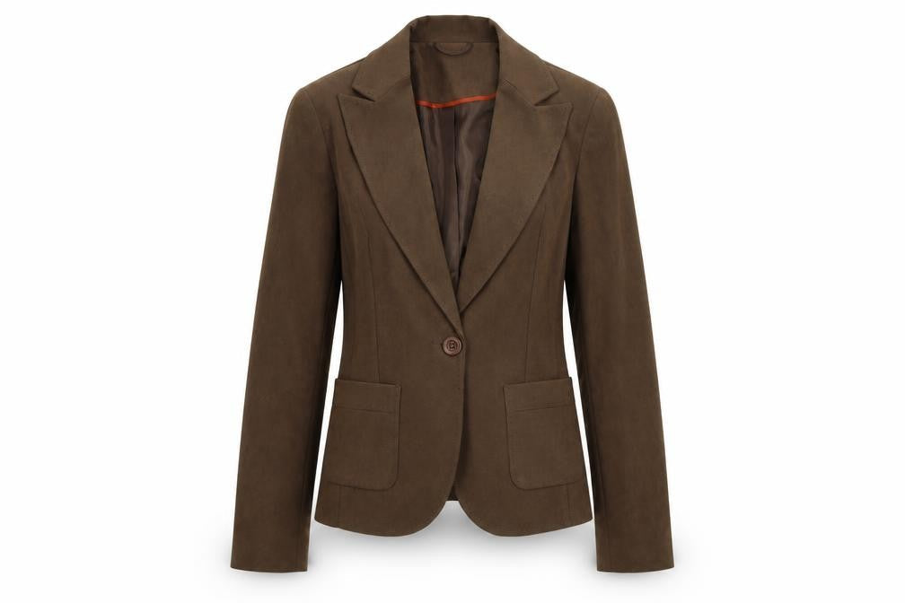 Evie Womens Brown   Jacket Suit Jacket Size 12