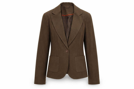 Evie Womens Brown   Jacket Suit Jacket Size 12