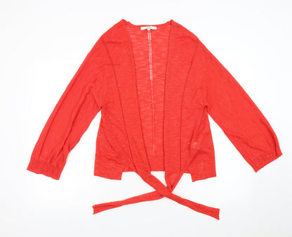 Next Womens Red  Knit Cardigan Jumper Size S