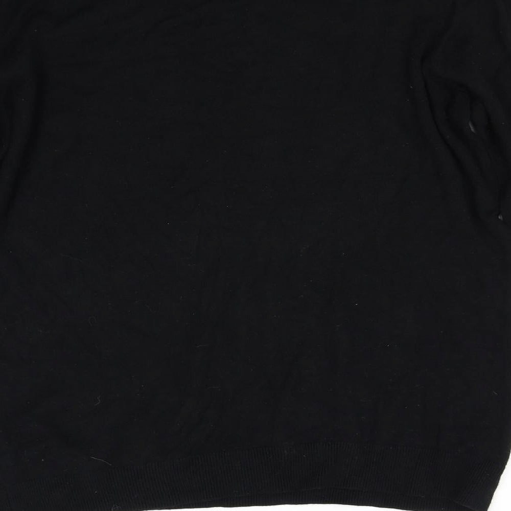 Dorothy Perkins Womens Black  Knit Pullover Jumper Size 18