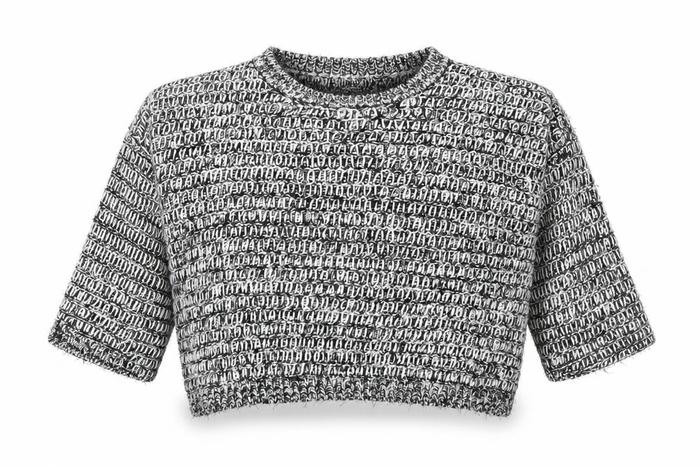 Topshop Womens Blue Herringbone  Pullover Jumper Size 14