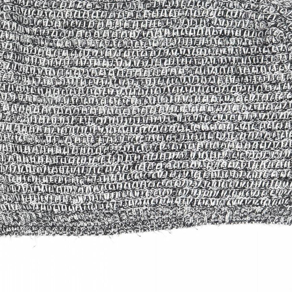 Topshop Womens Blue Herringbone  Pullover Jumper Size 14