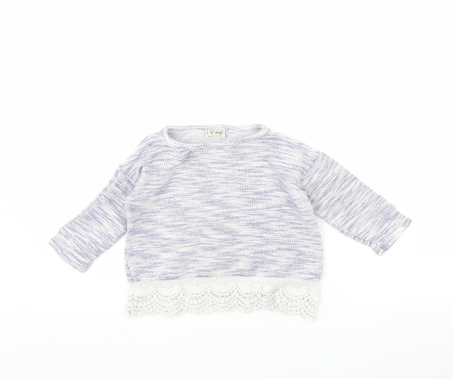 NEXT Girls Blue   Pullover Jumper Size 3 Years
