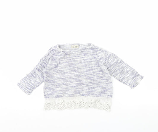 NEXT Girls Blue   Pullover Jumper Size 3 Years