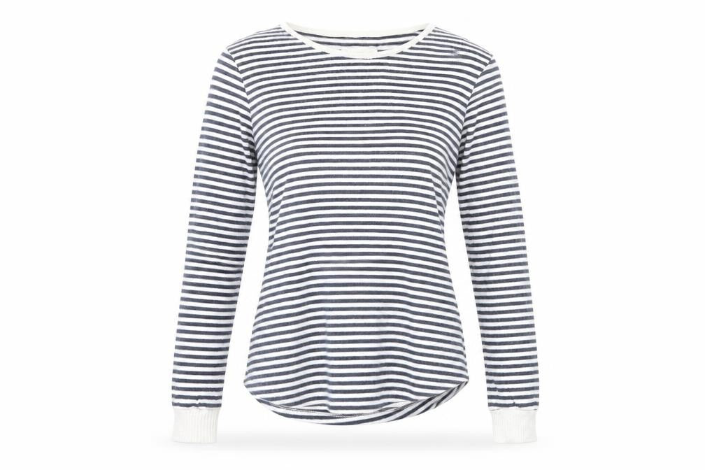 F&F Womens Blue Striped  Cami Pyjama Top Size 8