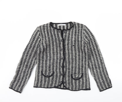 Emerco Womens Black Herringbone  Jacket  Size 10