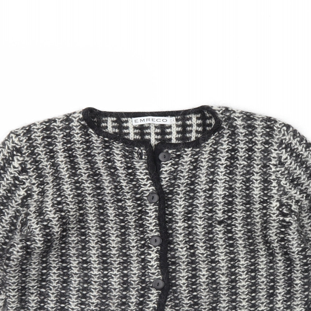 Emerco Womens Black Herringbone  Jacket  Size 10