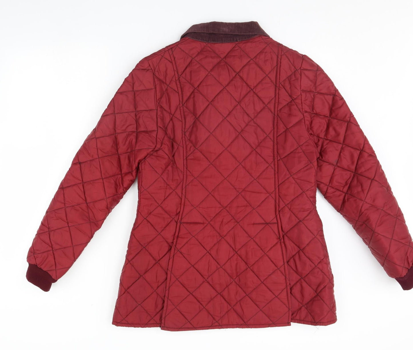 Preworn Womens Red   Rain Coat Coat Size 10