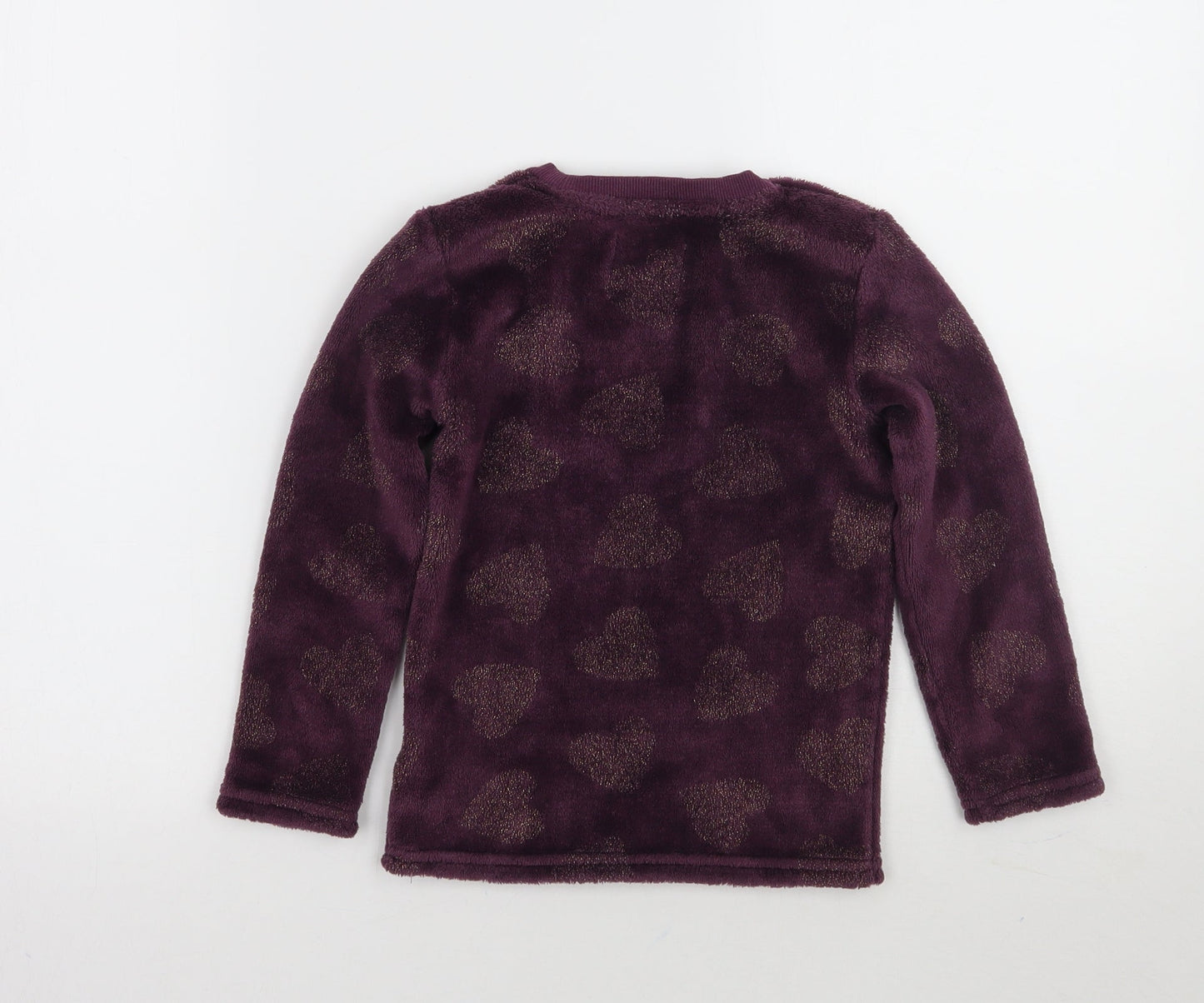 Primark Girls Purple   Pullover Jumper Size 5-6 Years